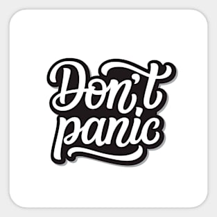 Don't panic Sticker